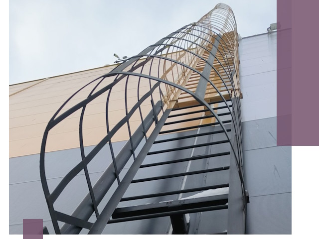 Изготовление и монтаж пожарных лестниц в Астрахани профессионально