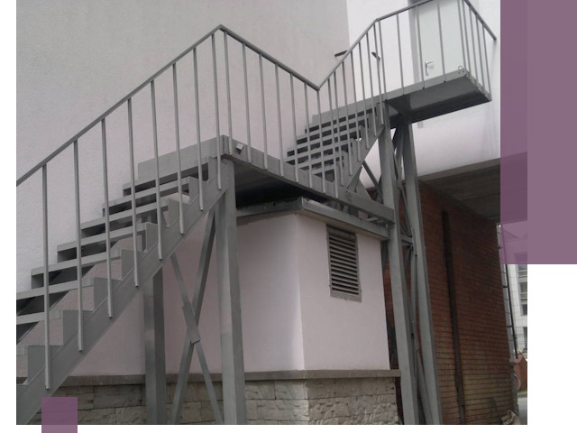 Монтаж пожарных лестниц под ключ в Астрахани с гарантией качества