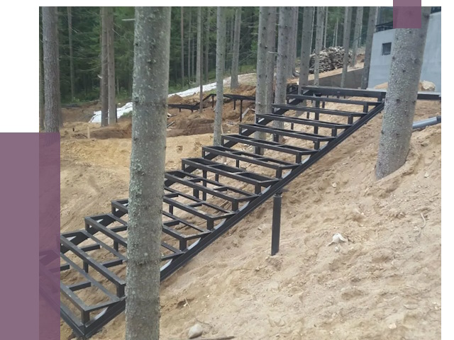 Монтаж металлических лестниц в Астрахани от 13616 руб. 