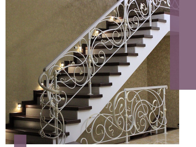 Кованые лестницы под ключ в Астрахани — изготовление и монтаж