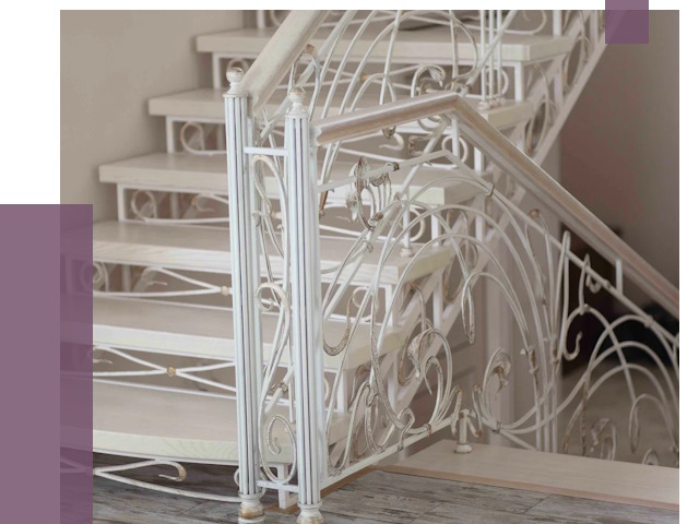 Изготовление кованых лестниц на заказ в Астрахани от 87346 руб. | ПРОЛЁТ-Стр
