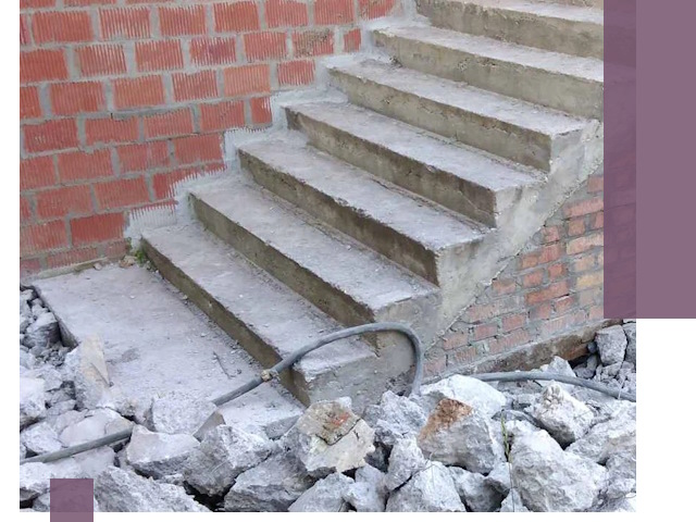 Демонтаж бетонных лестниц в Астрахани: быстро и безопасно