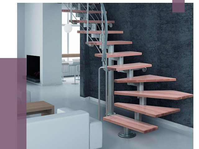 Модульные лестницы в Астрахани от 16955 руб. — купить в ПРОЛЁТ-Стр