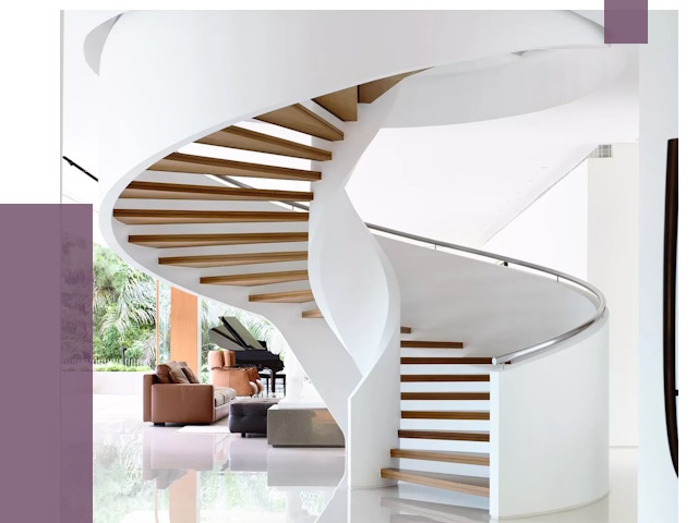 Винтовые лестницы в Астрахани под ключ от 48811 руб. | ПРОЛЁТ-Стр