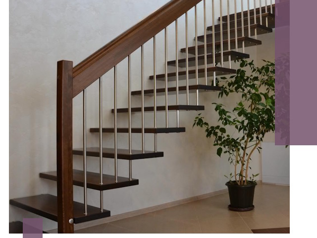 Лестницы на больцах под ключ в Астрахани – изготовление и монтаж