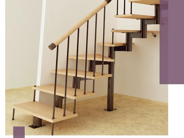 Монтаж лестниц на больцах в Астрахани — быстро и надежно