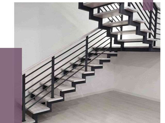Лестницы на металлокаркасе под ключ в Астрахани от 12845 руб. | ПРОЛЁТ-Стр