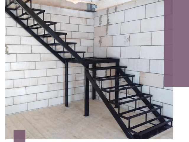 Лестницы на металлокаркасе под ключ в Астрахани — изготовление и монтаж