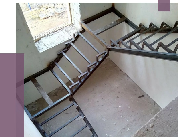 Монтаж лестниц на металлокаркасе в Астрахани от 12845 руб. — ПРОЛЁТ-Стр