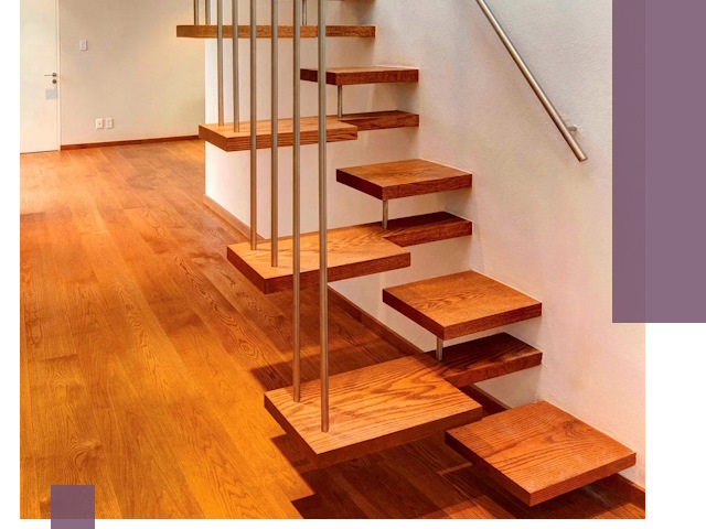 Лестницы «гусиный шаг» на заказ в Астрахани для узких пространств