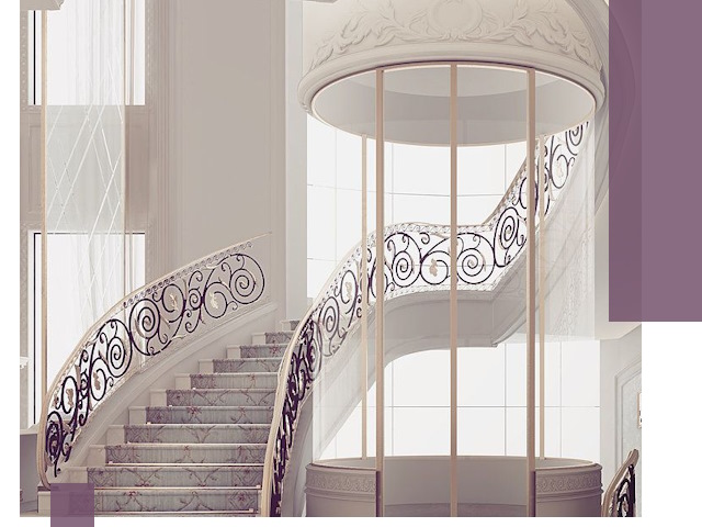 Элитные лестницы на заказ высокого класса в Астрахани