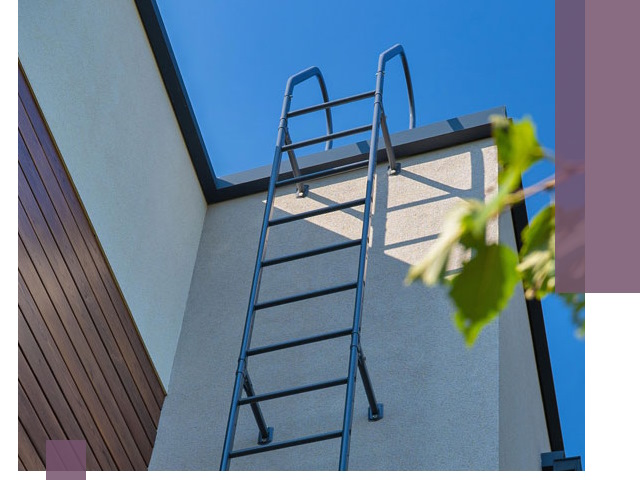 Лестницы на крышу в Астрахани — изготовление, монтаж, демонтаж