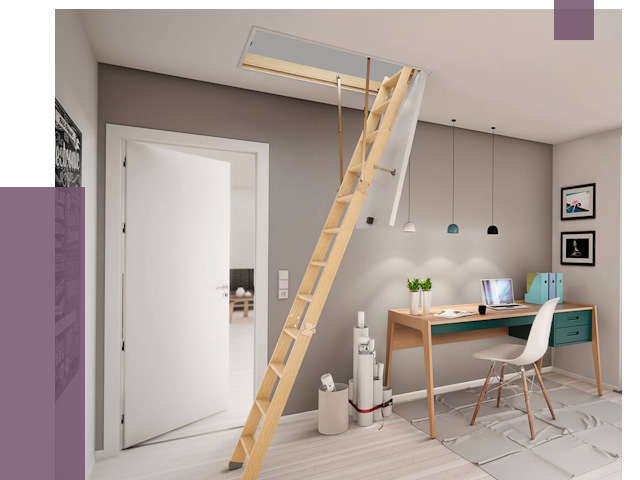 Чердачные лестницы в Астрахани — от 14643 руб. | ПРОЛЁТ-Стр