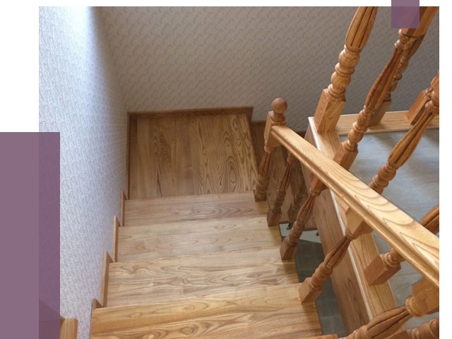 Сосновые лестницы в Астрахани под ключ от 8118 руб.  | ПРОЛЁТ-Стр