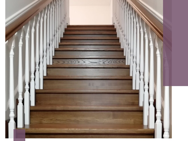 Лестницы из ясеня на заказ в Астрахани — изготовление и монтаж