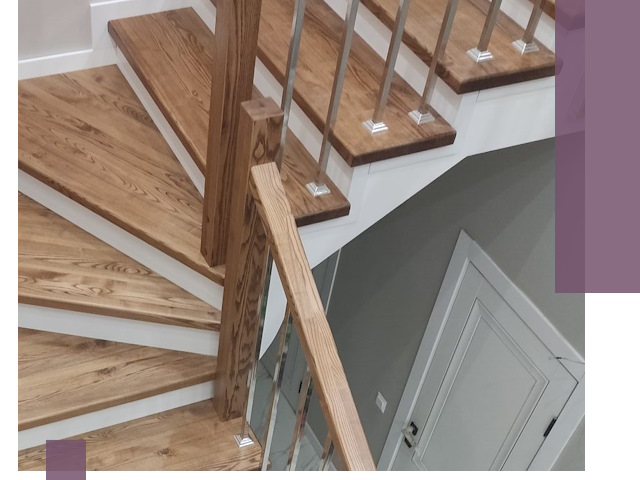 Обшивка металлических лестниц под ключ в Астрахани