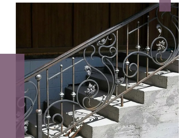 Кованые перила в Астрахани от 8735 руб. под ключ — качество от ПРОЛЁТ-Стр