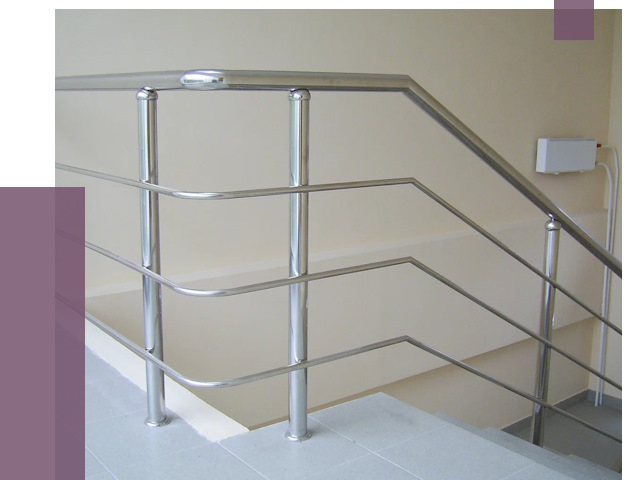 Алюминиевые перила в Астрахани от 6371 руб. под ключ | ПРОЛЁТ-Стр