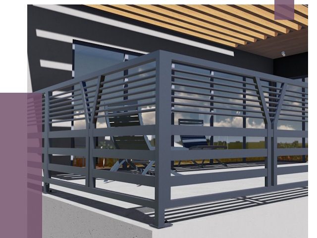 Изготовление балконных ограждений в Астрахани от 10790 руб. | ПРОЛЁТ-Стр