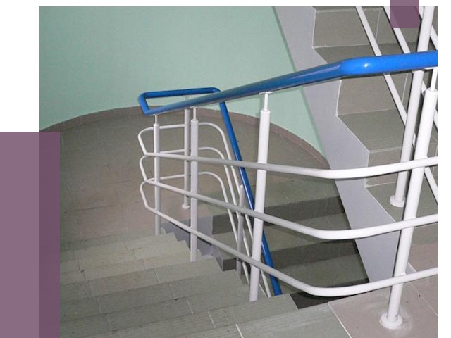 Перила в подъезде в Астрахани — установка и замена от 7450 руб. | ПРОЛЁТ-Стр