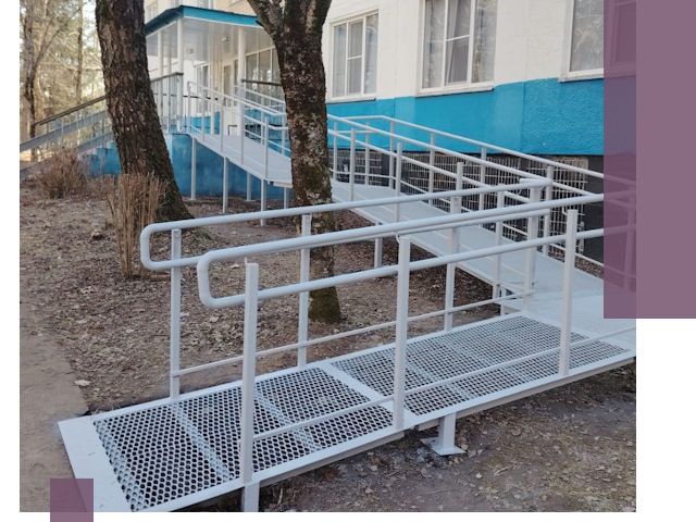 Пандусы под ключ в Астрахани: изготовление, монтаж и демонтаж