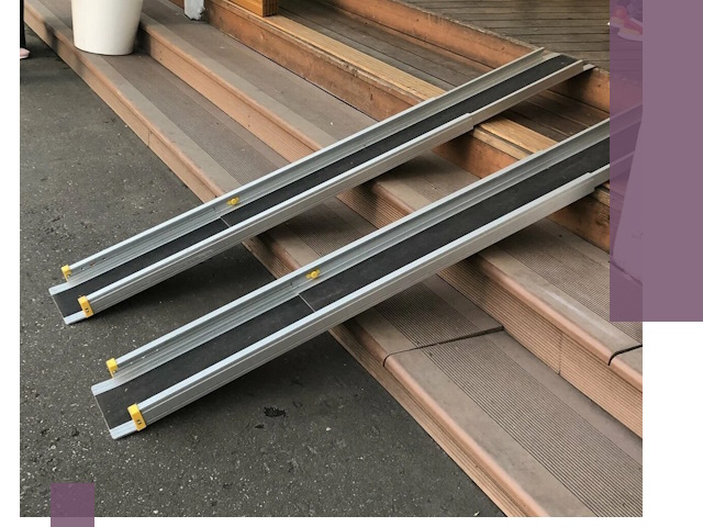 Телескопические пандусы под ключ в Астрахани — изготовление и монтаж