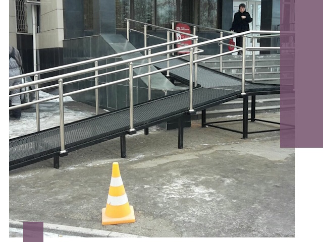 Стационарные пандусы под ключ в Астрахани — изготовление и монтаж