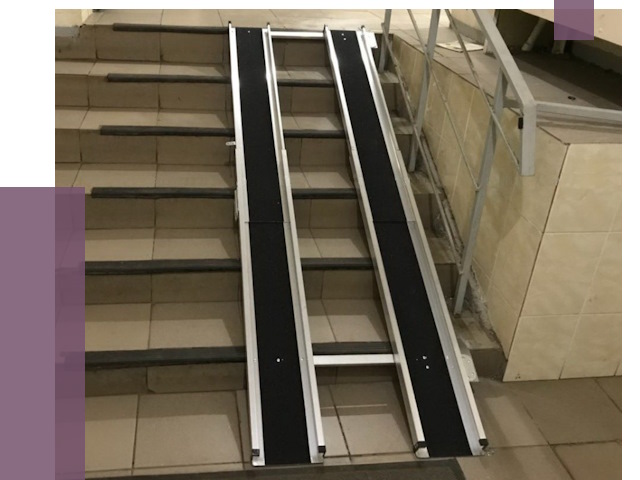 Установка пандуса в подъезд в Астрахани от 8015 руб. под ключ | ПРОЛЁТ-Стр