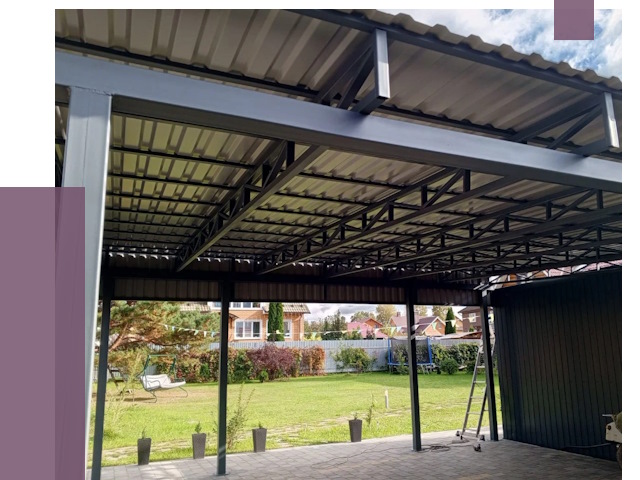 Монтаж навесов в Астрахани от 7399 руб. — установка навеса | ПРОЛЁТ-Стр