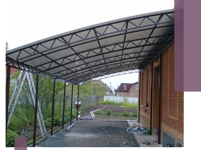 Профессиональный монтаж навесов под ключ в Астрахани