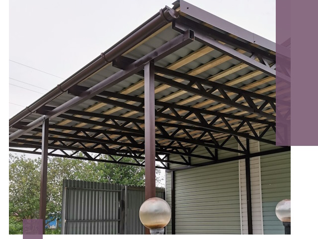 Навесы под ключ в Астрахани: изготовление, монтаж и гарантия