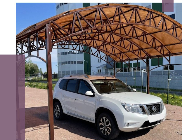 Недорогие навесы в Астрахани от 43159 руб. | ПРОЛЁТ-Стр