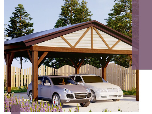 Навесы для автомобиля в Астрахани — изготовление и монтаж