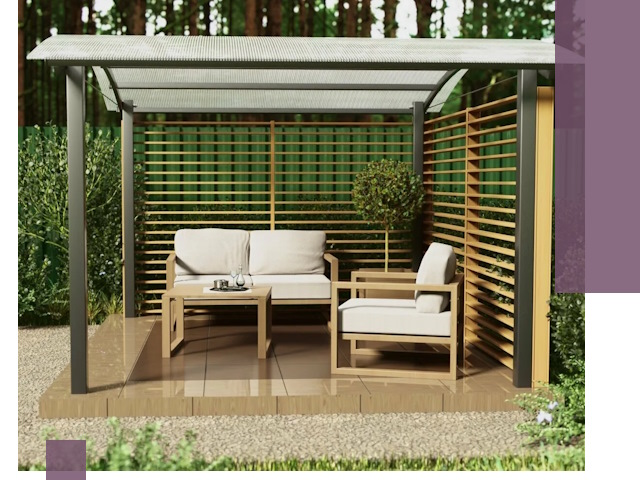 Навесы для дачи в Астрахани: изготовление, монтаж и демонтаж