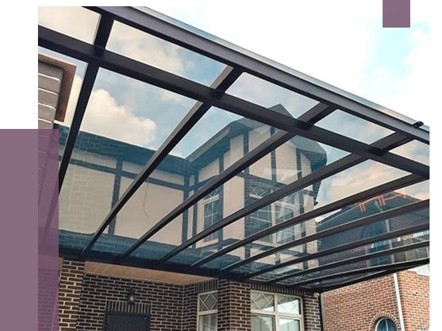 Навесы из поликарбоната в Астрахани от 8652 руб. под ключ — ПРОЛЁТ-Стр