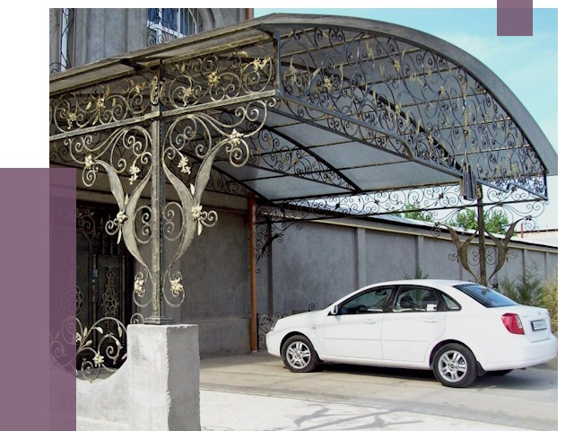 Кованые навесы в Астрахани от 14643 руб. | ПРОЛЁТ-Стр