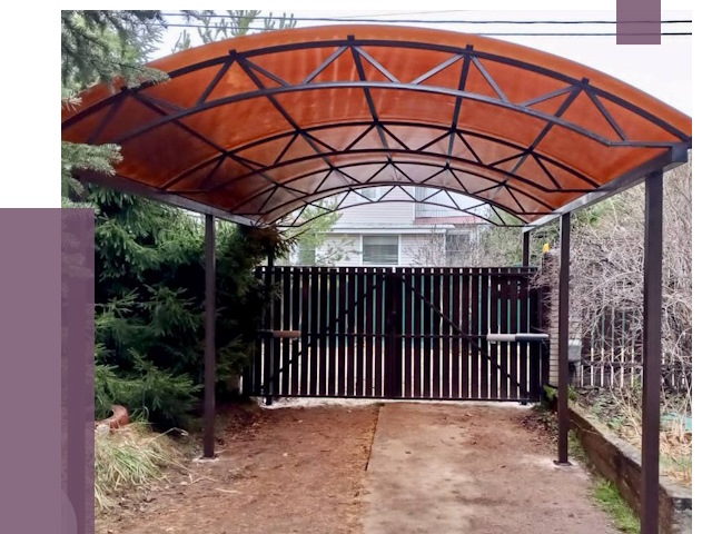 Арочные навесы в Астрахани от 12794 руб. — изготовление и монтаж | ПРОЛЁТ-Стр