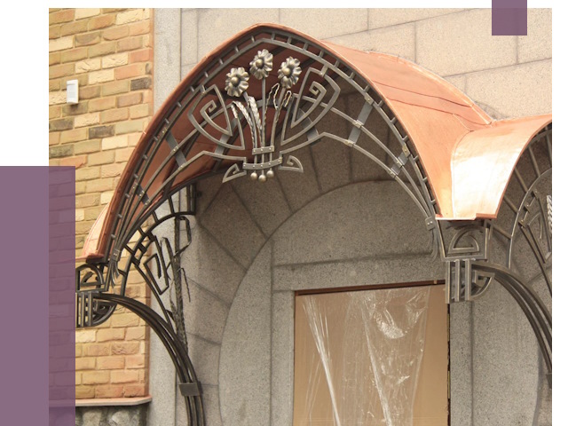 Арочные козырьки в Астрахани от 14643 руб. 