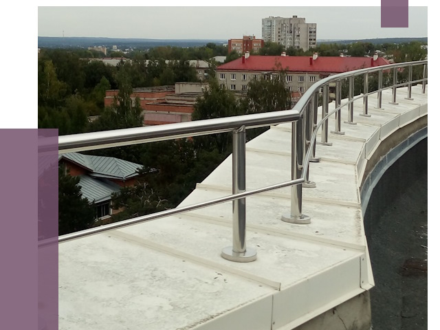 Парапеты и ограждения кровли в Астрахани от 4984 руб. 