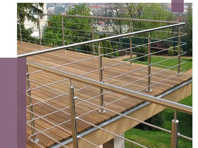 Алюминиевые парапеты в Астрахани под ключ от 7810 руб. 