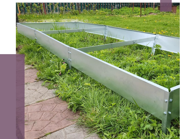 Металлические бордюры для грядок в Астрахани от 1798 руб.