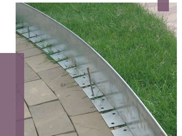 Металлические бордюры для тротуаров в Астрахани от 8735 руб.