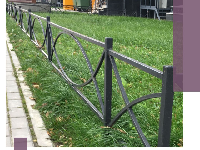 Газонные ограждения из металла в Астрахани — монтаж и продажа