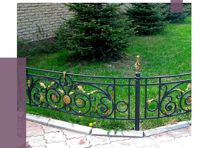 Кованые газонные ограждения в Астрахани от 7656 руб. — ПРОЛЁТ-Стр