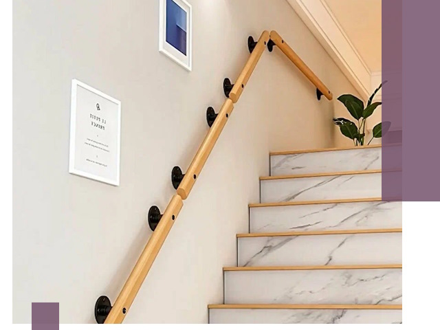 Поручни металлические и деревянные под ключ в Астрахани