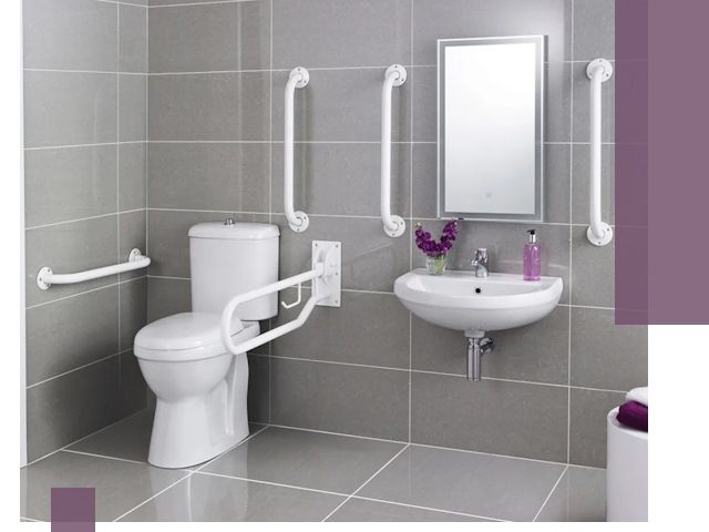 Поручни для санузлов в Астрахани: установка, ремонт и монтаж