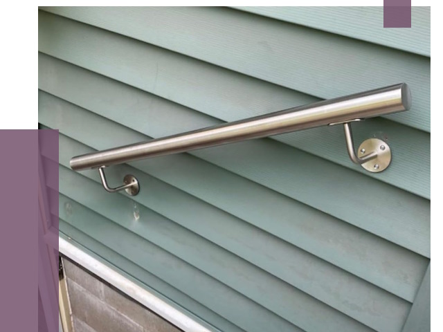 Поручни из нержавеющей стали в Астрахани от 7707 руб.  | ПРОЛЁТ-Стр